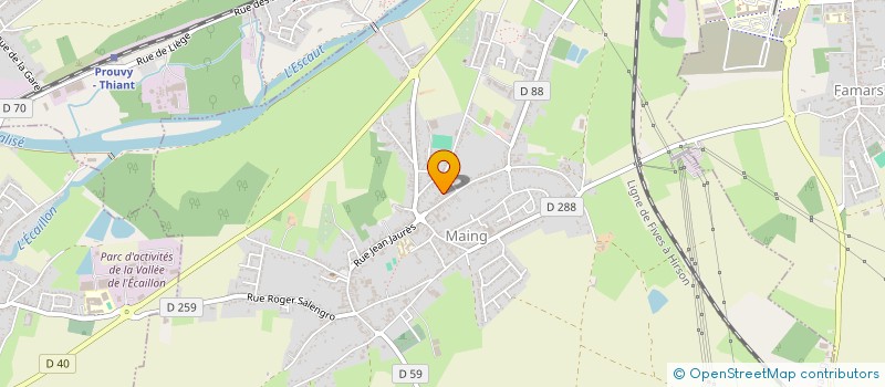 localisation de l'entreprise MONSIEUR GAEL MOHR  MAING