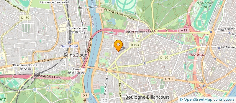localisation de l'entreprise MONSIEUR GAEL MONLOUIS à BOULOGNE BILLANCOURT