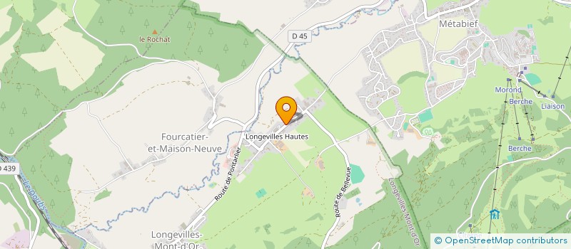 localisation de l'entreprise MONSIEUR GAEL MONNIER  LONGEVILLES-MONT-D'OR