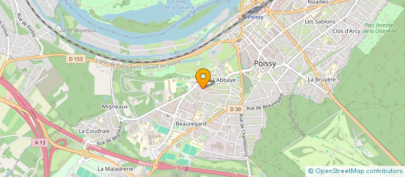 localisation de l'entreprise MONSIEUR GAEL MOTO  POISSY