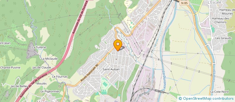 localisation de l'entreprise MONSIEUR GAEL MOURGUES  CHATEAU-ARNOUX-SAINT-AUBAN