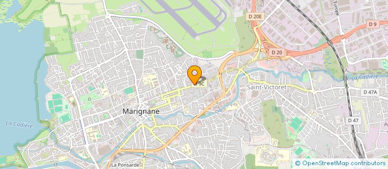 localisation de l'entreprise MONSIEUR GAEL MOUSTIER  MARIGNANE