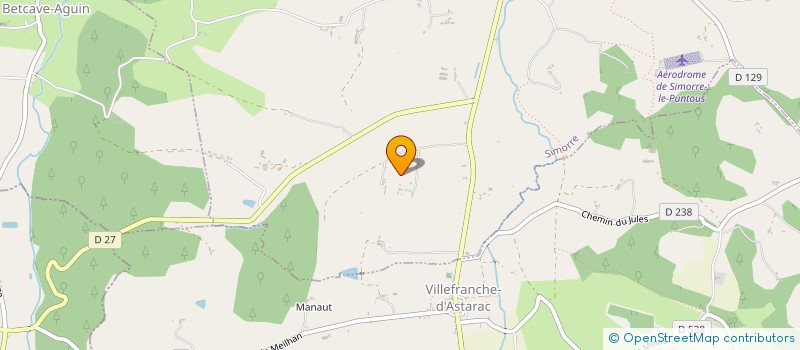 localisation de l'entreprise MONSIEUR GAEL NARBONNE  SIMORRE