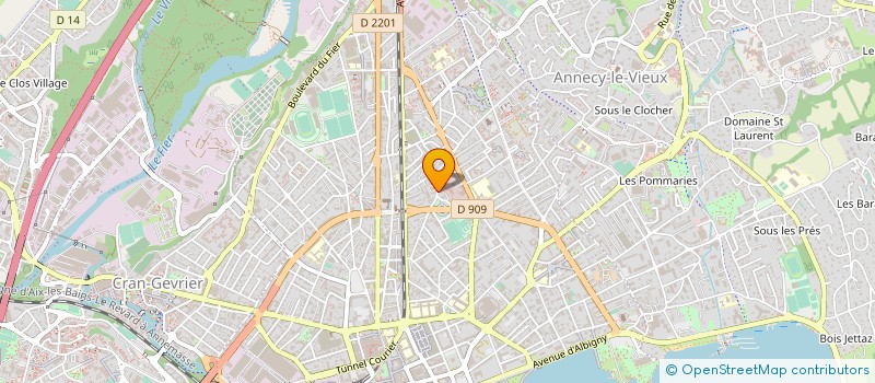 localisation de l'entreprise MONSIEUR GAEL NGAMBENE  ANNECY