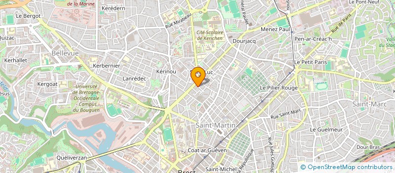 localisation de l'entreprise MONSIEUR GAEL NICOLAS à BREST