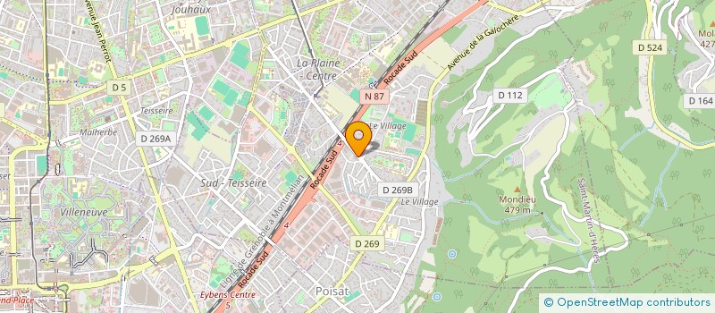 localisation de l'entreprise MONSIEUR GAEL NIRINA  SAINT-MARTIN-D'HERES