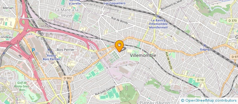 localisation de l'entreprise MONSIEUR GAEL NIVET à VILLEMOMBLE