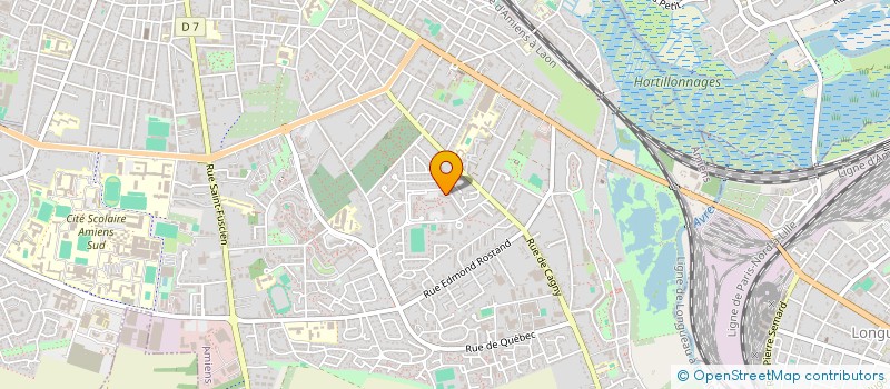 localisation de l'entreprise MONSIEUR GAEL ONDO-BEYEME à AMIENS