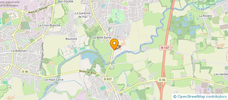 localisation de l'entreprise MONSIEUR GAEL ORAIN  CHARTRES-DE-BRETAGNE