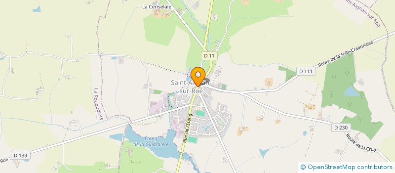 localisation de l'entreprise MONSIEUR GAEL PAILLARD  SAINT-AIGNAN-SUR-ROE