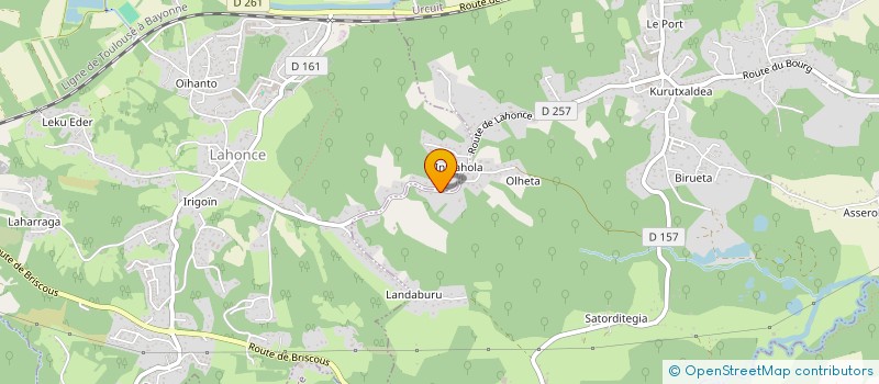 localisation de l'entreprise MONSIEUR GAEL PAROT  URCUIT