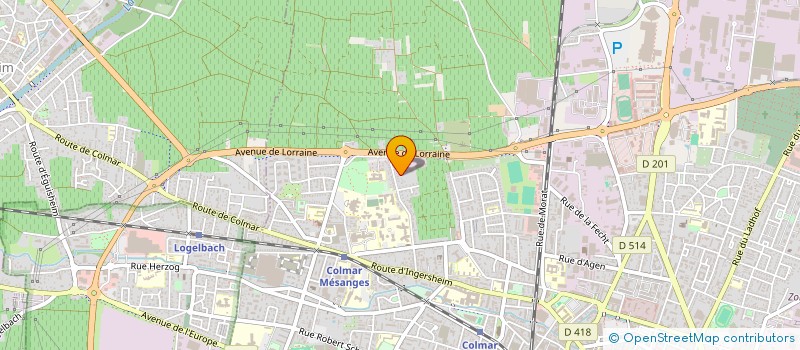 localisation de l'entreprise MONSIEUR GAEL PASQUIER  COLMAR