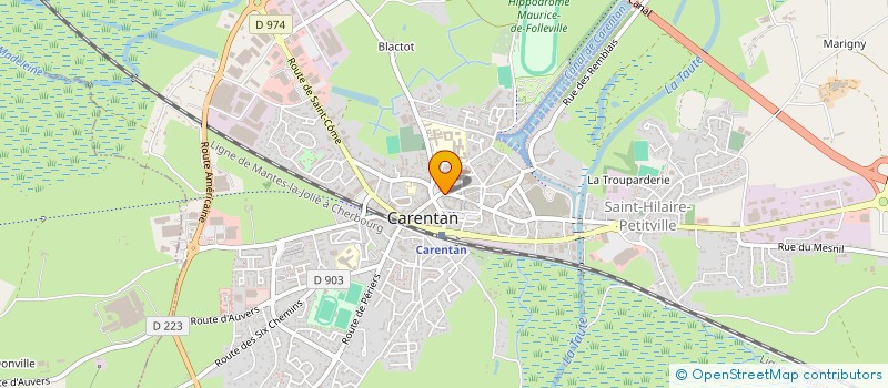 localisation de l'entreprise MONSIEUR GAEL PERON à CARENTAN-LES-MARAIS