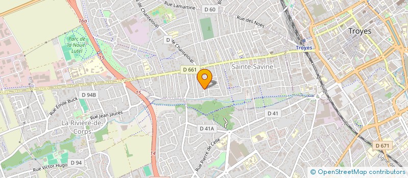 localisation de l'entreprise MONSIEUR GAEL PETIT  SAINTE-SAVINE