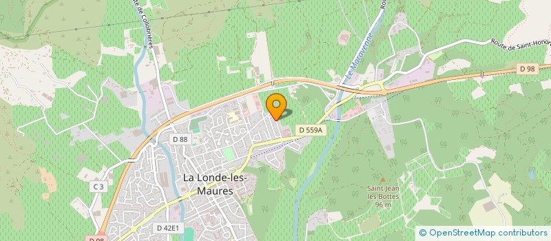 localisation de l'entreprise MONSIEUR GAEL PEYSSON à LA LONDE-LES-MAURES