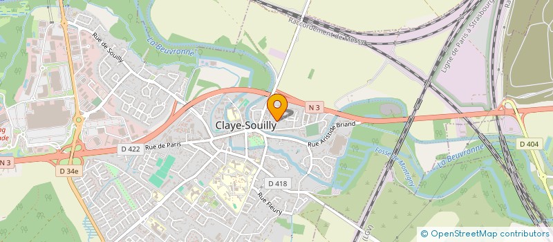 localisation de l'entreprise MONSIEUR GAEL PHILEMOND  CLAYE-SOUILLY