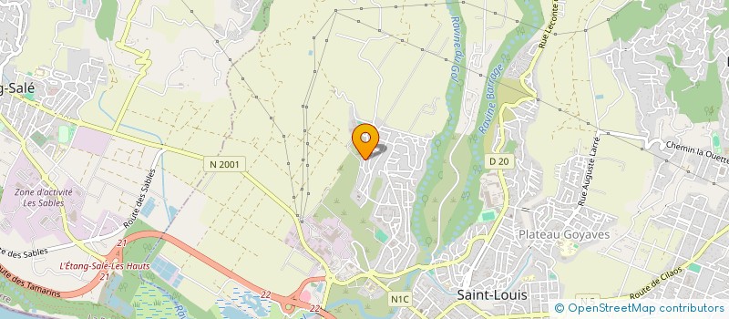 localisation de l'entreprise MONSIEUR GAEL PHILIPPE  SAINT-LOUIS