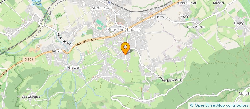 localisation de l'entreprise MONSIEUR GAEL PICCUT  BONS-EN-CHABLAIS