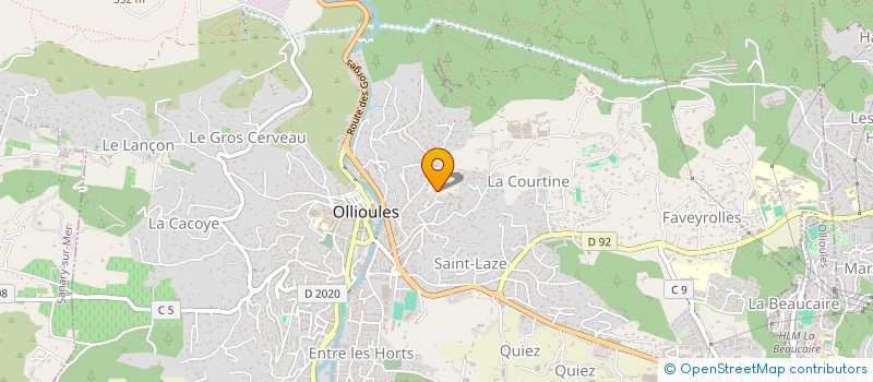 localisation de l'entreprise MONSIEUR GAEL PICHON à OLLIOULES