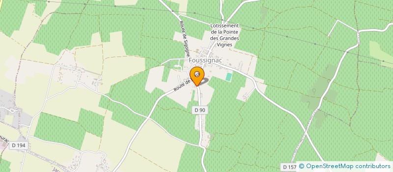 localisation de l'entreprise MONSIEUR GAEL PIERQUIN à FOUSSIGNAC