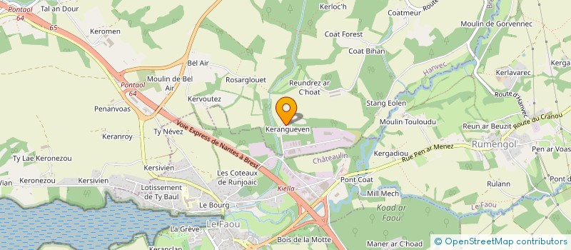 localisation de l'entreprise MONSIEUR GAEL PIOLOT à HANVEC