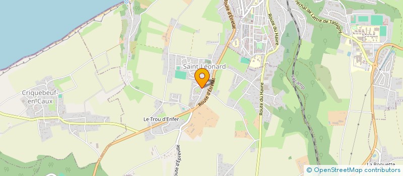 localisation de l'entreprise MONSIEUR GAEL PITTE  SAINT-LEONARD