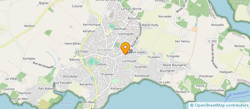 localisation de l'entreprise MONSIEUR GAEL PORTIER à ARRADON