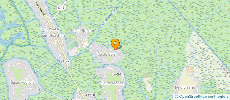 localisation de l'entreprise MONSIEUR GAEL PRIE  SAINT-JOACHIM