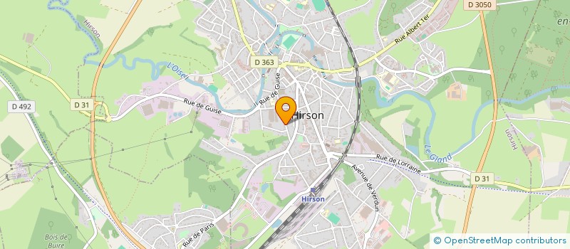 localisation de l'entreprise MONSIEUR GAEL PROISY  HIRSON