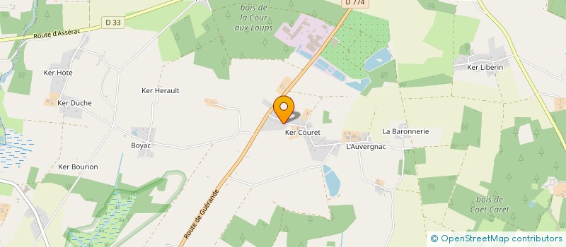 localisation de l'entreprise MONSIEUR GAEL PUSSAT à HERBIGNAC