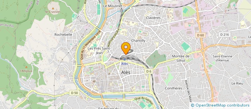 localisation de l'entreprise MONSIEUR GAEL QUANTIN  ALES