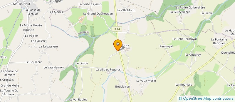 localisation de l'entreprise MONSIEUR GAEL QUENOUILLER à LE MENE