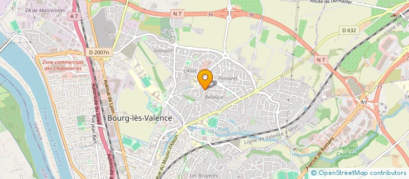 localisation de l'entreprise MONSIEUR GAEL RAVACHOL  BOURG-LES-VALENCE