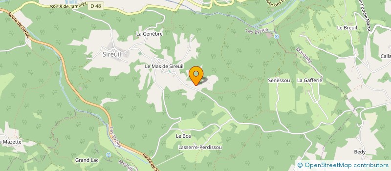 localisation de l'entreprise MONSIEUR GAEL RAYNAUD  TAMNIES