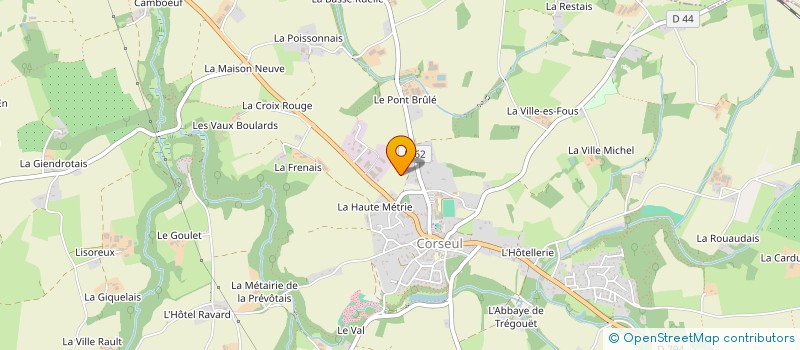 localisation de l'entreprise MONSIEUR GAEL REMOISSONNET  CORSEUL