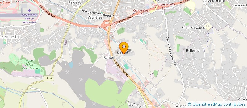 localisation de l'entreprise MONSIEUR GAEL REY à ALBI