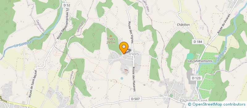 localisation de l'entreprise MONSIEUR GAEL REYNAUD  TRIORS