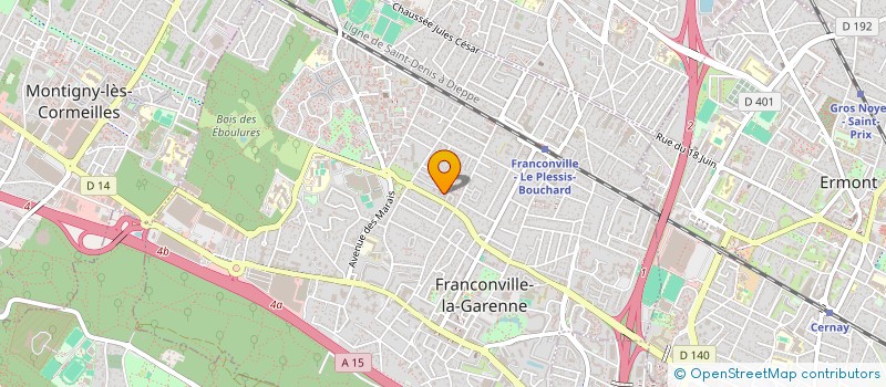 localisation de l'entreprise MONSIEUR GAEL RIDAO  FRANCONVILLE