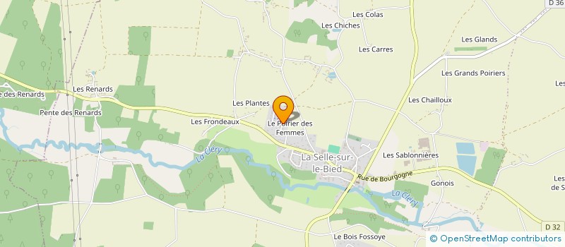localisation de l'entreprise MONSIEUR GAEL ROBIN  LA SELLE-SUR-LE-BIED