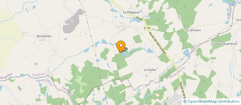 localisation de l'entreprise MONSIEUR GAEL ROCHER  BRIGUEUIL