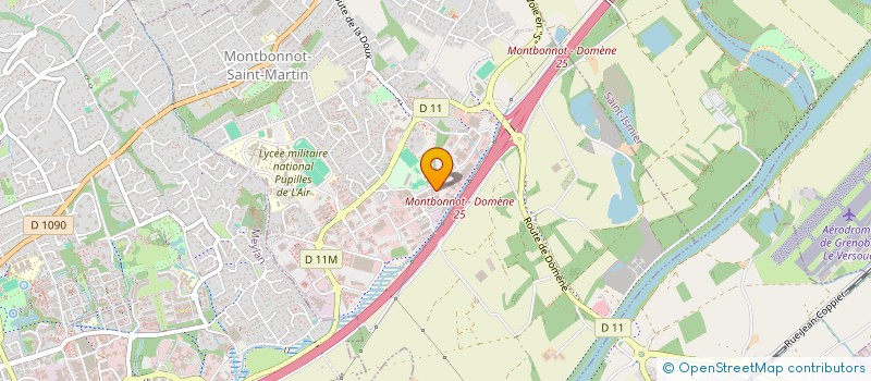 localisation de l'entreprise MONSIEUR GAEL ROS  MONTBONNOT-SAINT-MARTIN