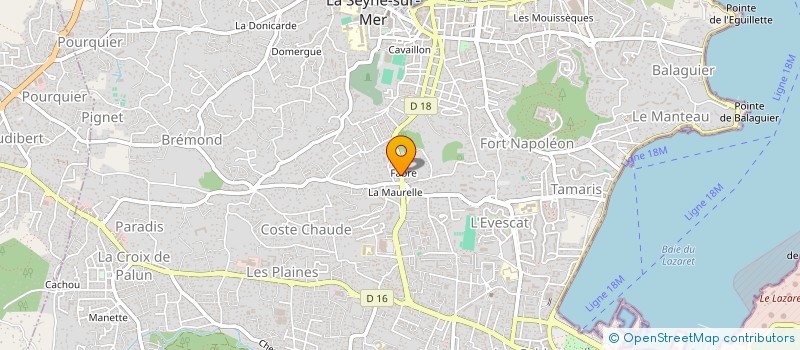 localisation de l'entreprise MONSIEUR GAEL ROSSI à LA SEYNE-SUR-MER