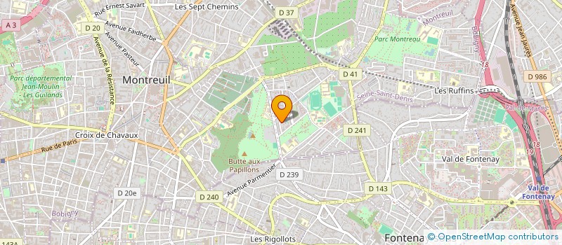 localisation de l'entreprise MONSIEUR GAEL ROUSSEAU à MONTREUIL