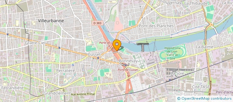 localisation de l'entreprise MONSIEUR GAEL SABATIER  VILLEURBANNE