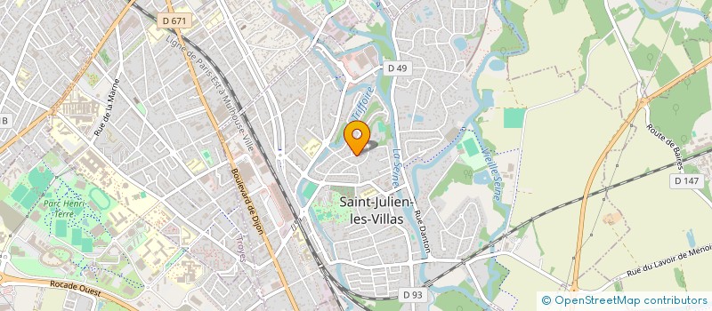 localisation de l'entreprise MONSIEUR GAEL SANZ à SAINT-JULIEN-LES-VILLAS