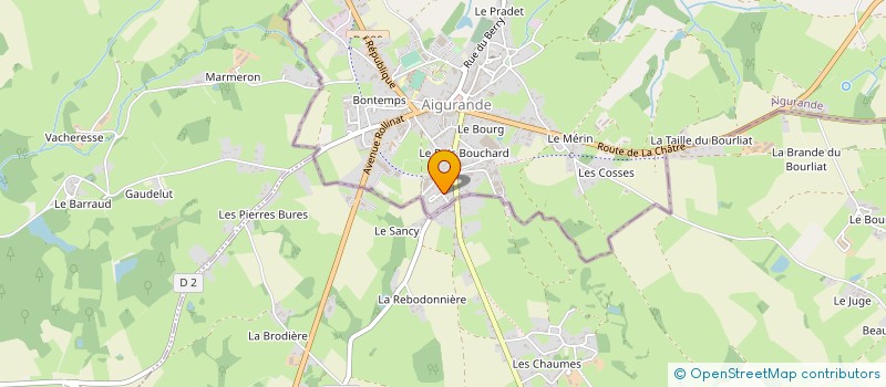 localisation de l'entreprise MONSIEUR GAEL SATAIPOUM à AIGURANDE