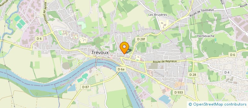 localisation de l'entreprise MONSIEUR GAEL SAULNIER à TREVOUX