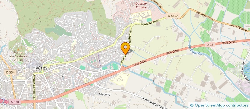 localisation de l'entreprise MONSIEUR GAEL SEIGNOL à HYERES