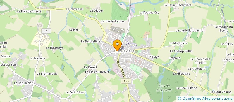 localisation de l'entreprise MONSIEUR GAEL SIGNOL à LA BOUEXIERE