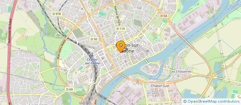 localisation de l'entreprise MONSIEUR GAEL SINANT  CHALON-SUR-SAONE